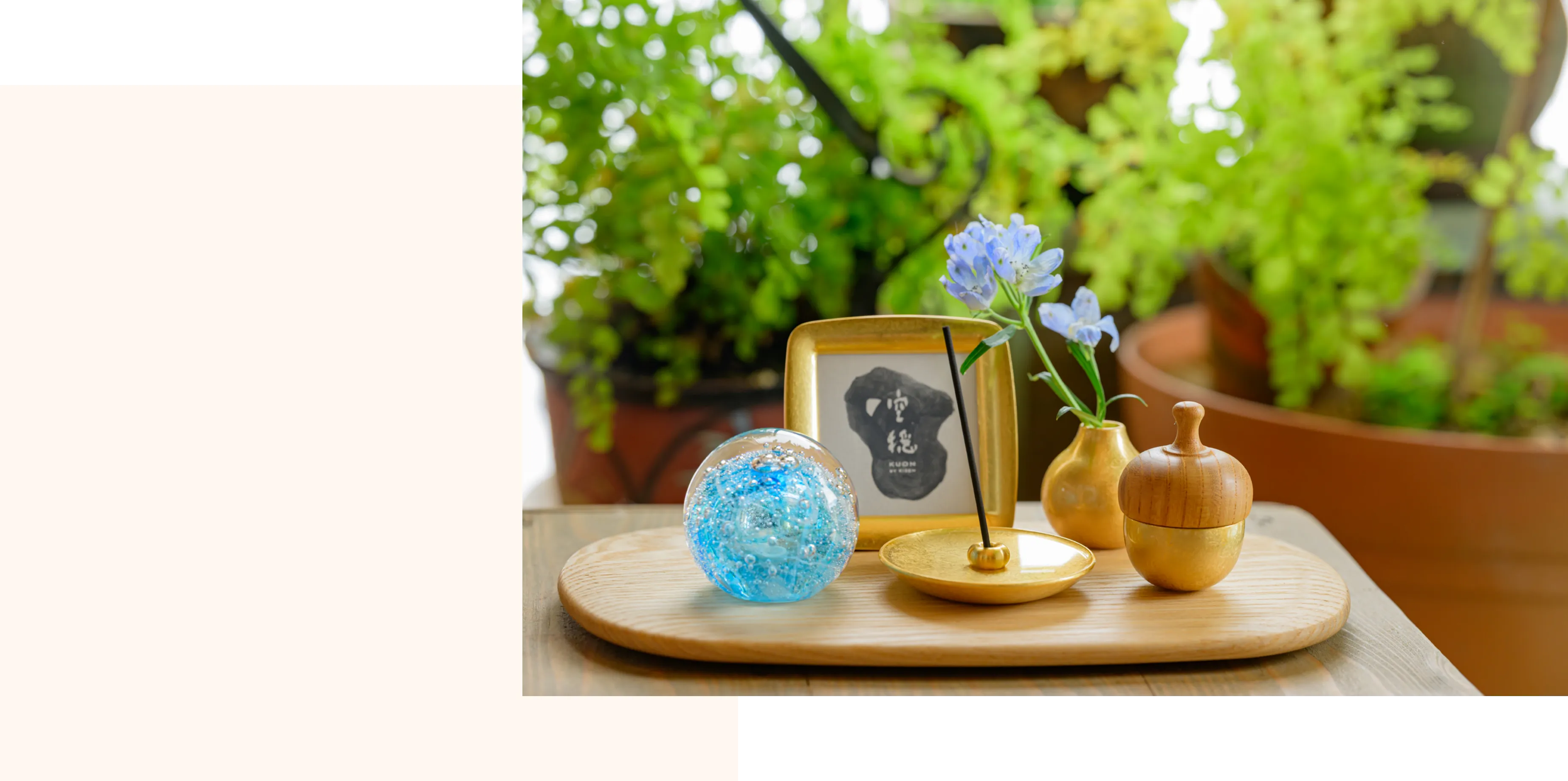 飾られている商品の様子